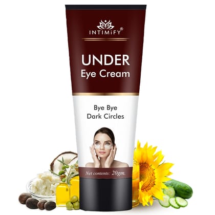 Intimify Under eye cream, dark circle cream, eye lift cream, dark circle remover, wrinkles cream, 20 g