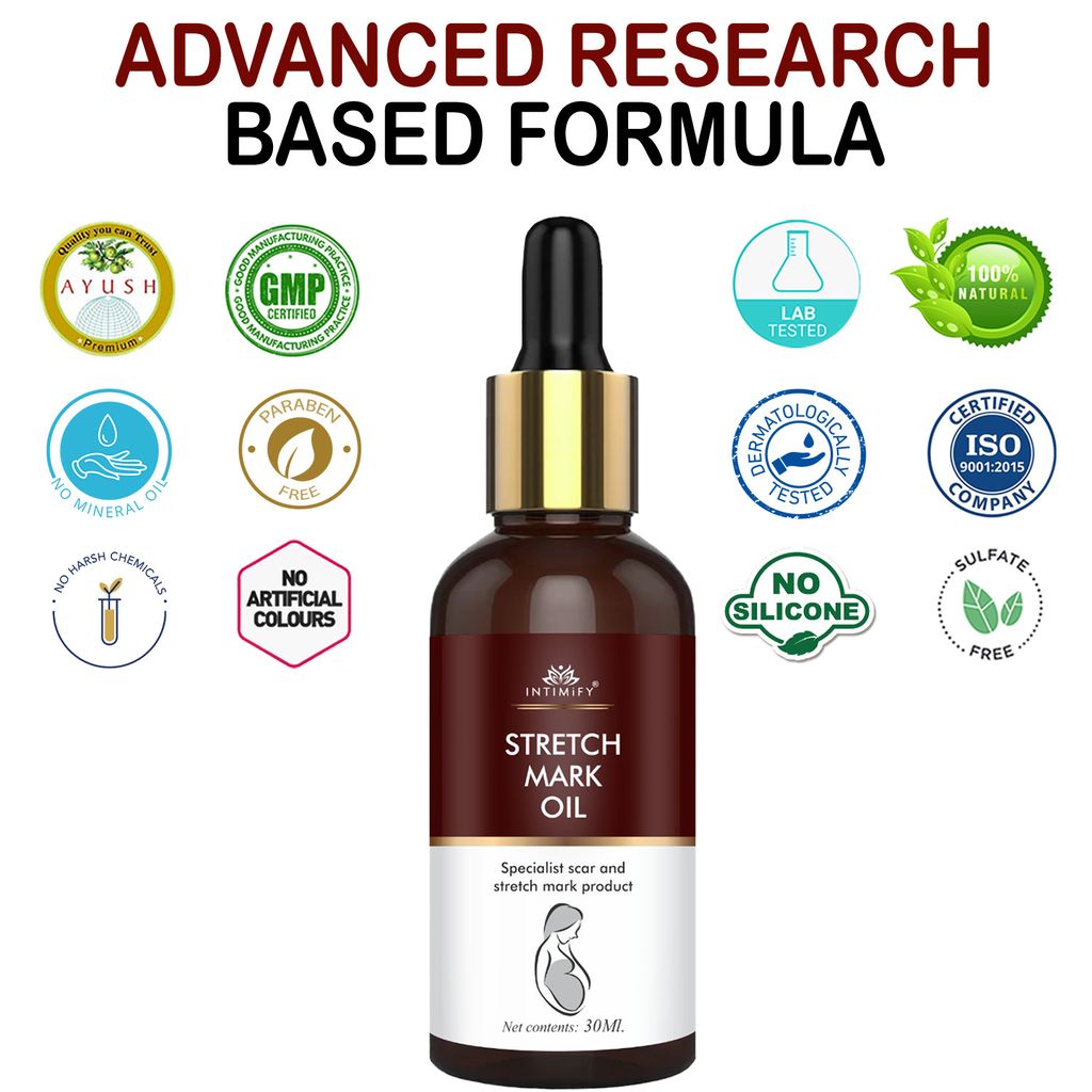 Intimify stretch mark oil, stretch mark cream, stretch marks remover, Shaping & Firming Oil, 30 mL