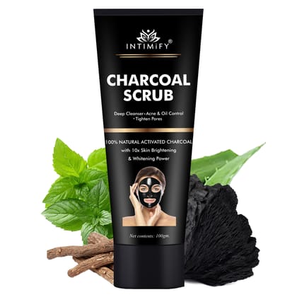 Intimify Charcoal Peel-off mask for Deep Pore Cleaning, Eliminates Dead Skin, Excess Oil Control, Tan Removal
