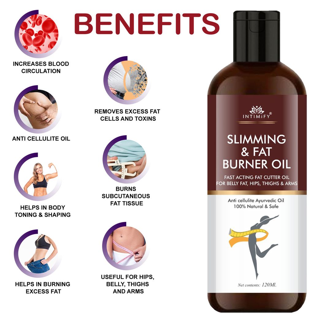 Intimify fat burner oil, slimming oil, weight loss oil, fat cuttter Shaping & Firming Oil 120 mL