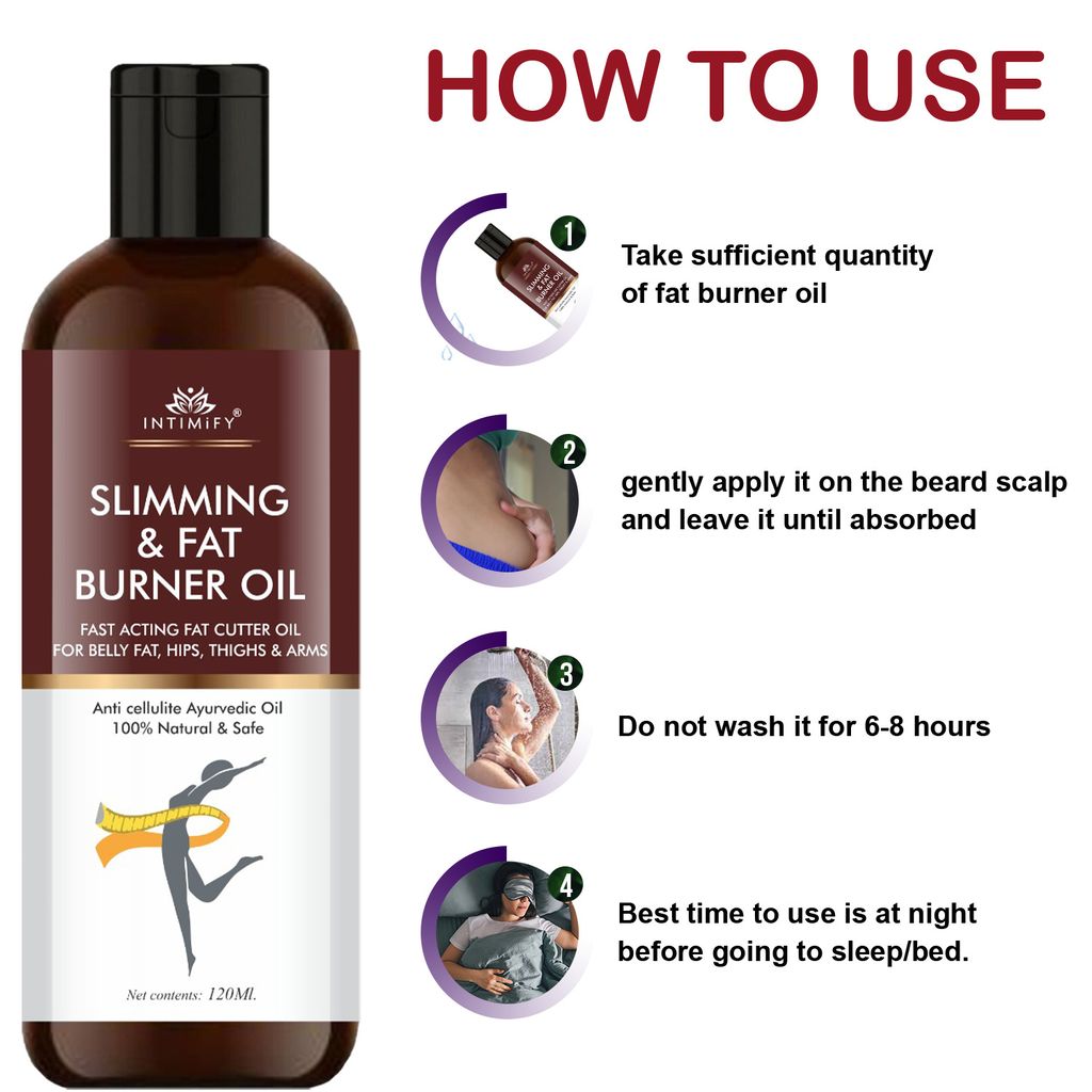 Intimify fat burner oil, slimming oil, weight loss oil, fat cuttter Shaping & Firming Oil 120 mL