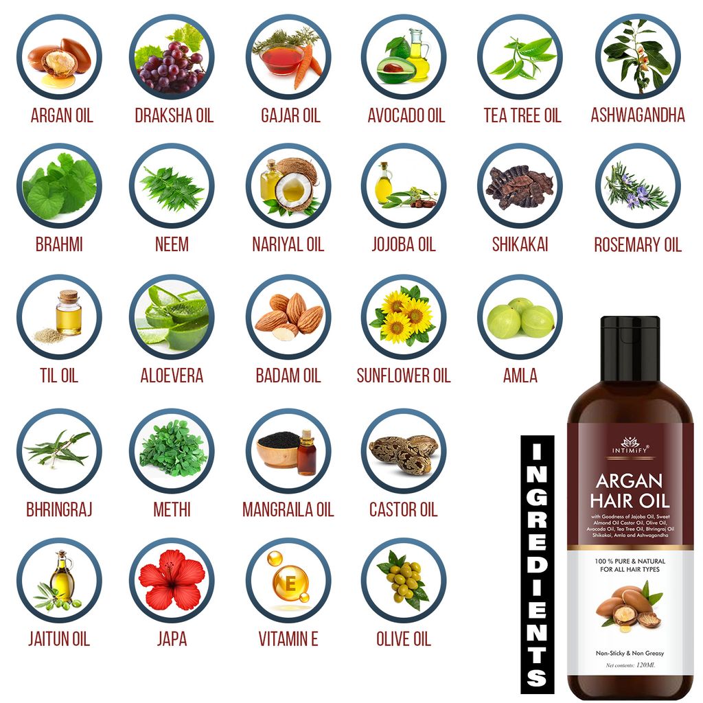 Intimify Argan oil, hair growth oil, dandruff oil, hair care, hair fall growth oil, bhringraj oil, hair nourishment, argan hair oil