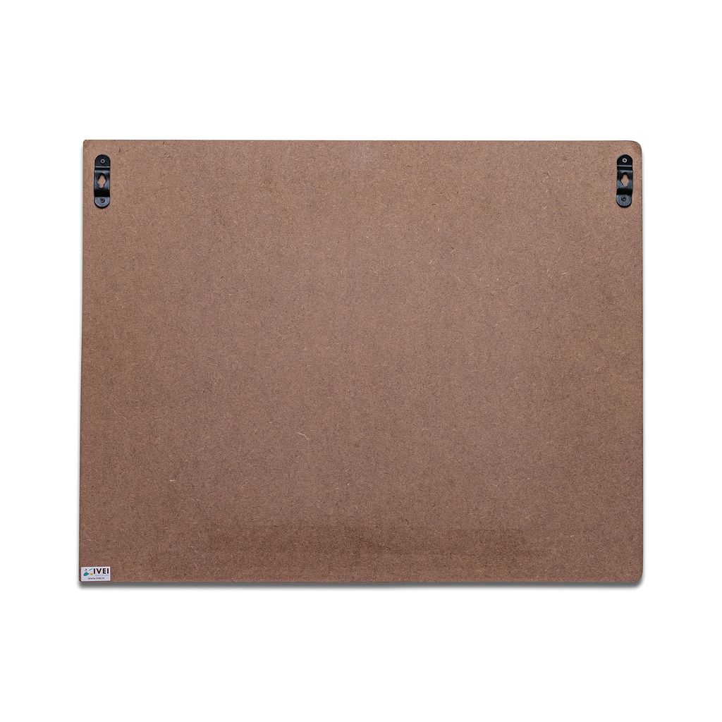 IVEI Pin Board + Whiteboard Combination board - Hand painted Chowk Work