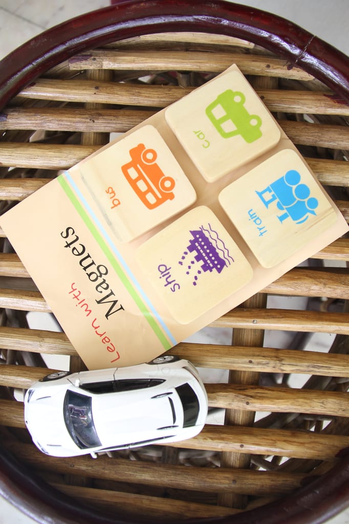 IVEI Educational Vehicle Magnets for kids