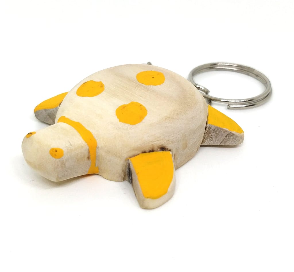 IVEI Wooden Turtle Keyring - Set of 3