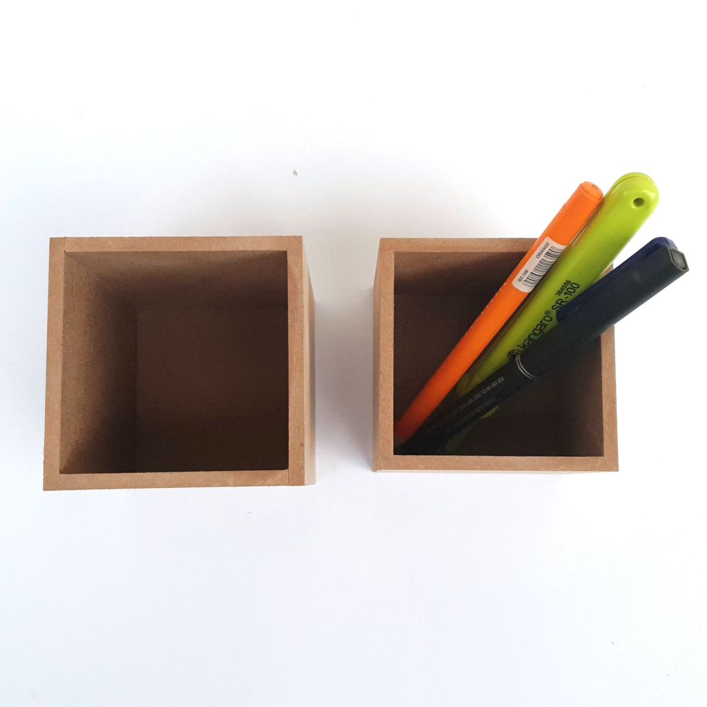 IVEI DIY MDF Stationery Holder - Set of 2