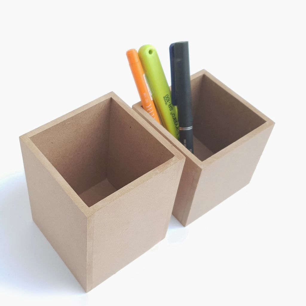 IVEI DIY MDF Stationery Holder - Set of 2