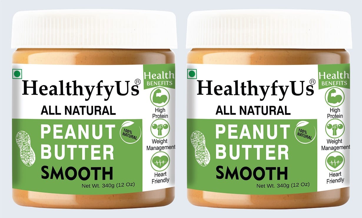 HealthyfyUs PEANUT BUTTER Creamy Combo 340gx2 680g