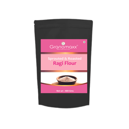 Ragi Flour | Sprouted & Roasted | Naturally Gluten Free | Diet Food For Weight Loss | For Babies and Adults | 400g