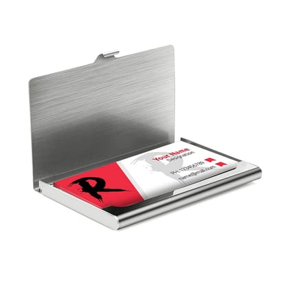 Wassxler Steel Card Holder use Credit/Debit Cards 4 to 5 Card Capacity for Men & Women