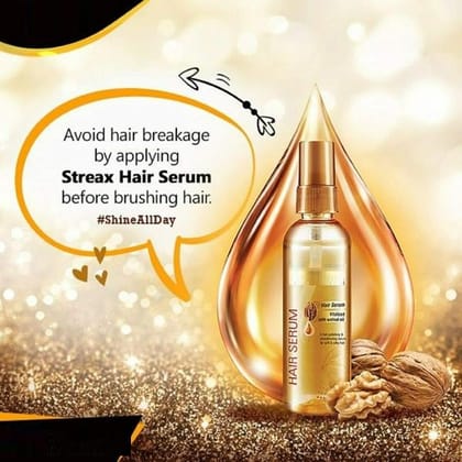 Straightening Repair-Oil Wallnut Oil  & Vitamin B5 & Smoothening High-Gloss Hair serum Macadamia Oil & Vitamin E