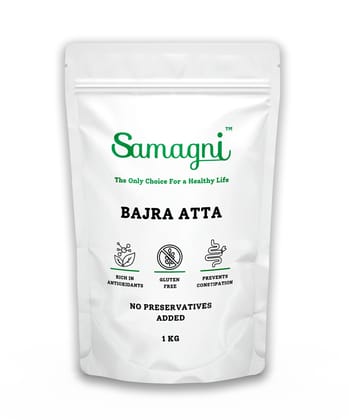 Samagni Bajra Atta | Pearl Millet Flour | Fresh Healthy Gluten-Free 1 KG