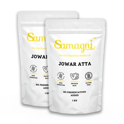 Samagni Jowar Atta | Sorghum Flour | Super Healthy Gluten-Free 2KG