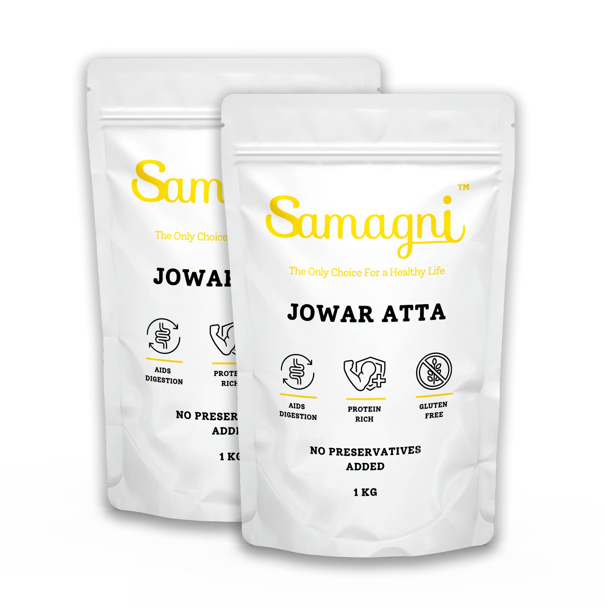 Samagni Jowar Atta | Sorghum Flour | Super Healthy Gluten-Free 2KG