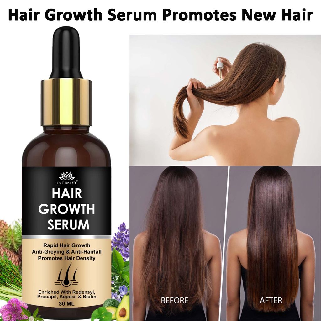 Intimify Hair Growth Serum, for Hair Growth, hair fall serum, hair regrowth, anti hairfall, hair fall control, 30 ml
