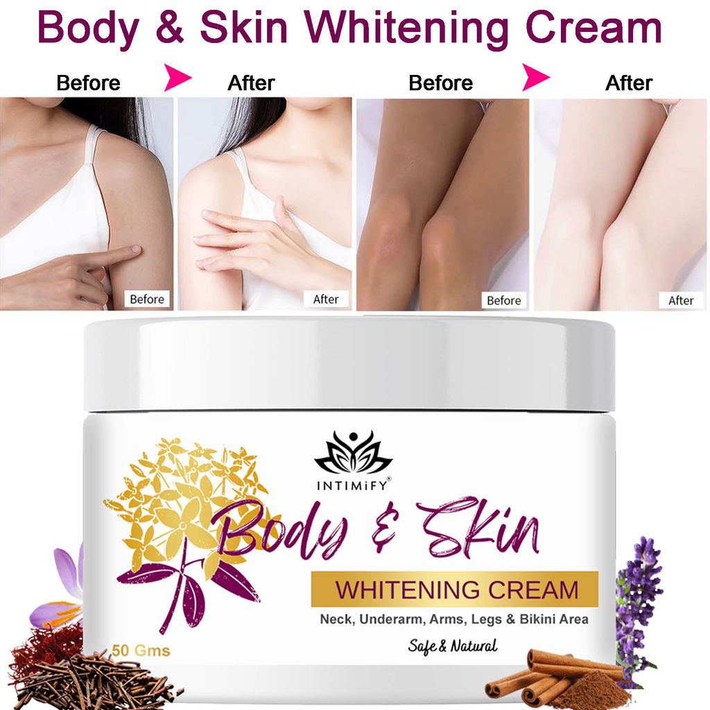Intimify Body whitening cream, face whitening cream, skin whitening cream, skin shine, (50 gms)