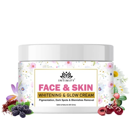 Intimify Face Whitening Cream, skin brightening cream, skin whitening cream, underarm whitening cream, Night Cream (50 gms)