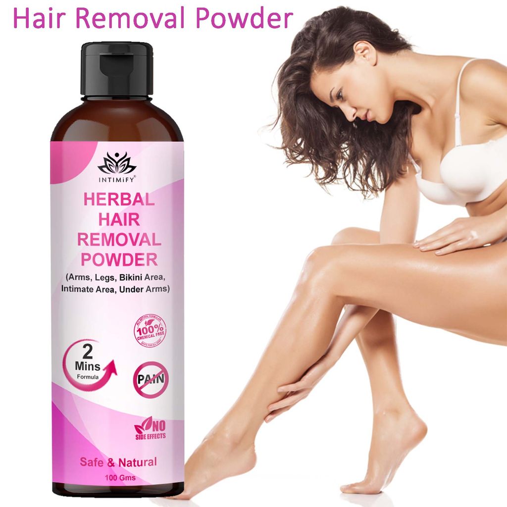 Intimify Hair Removal Powder,hair remover, hair removal, hair removal herbal (100 gms)