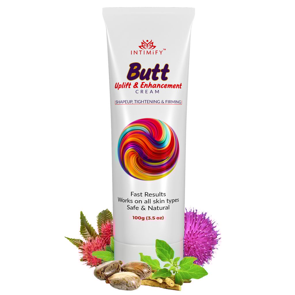 Intimify Butt Uplift Cream, buttock enlargement cream, butt tightening cream, hips growth oil