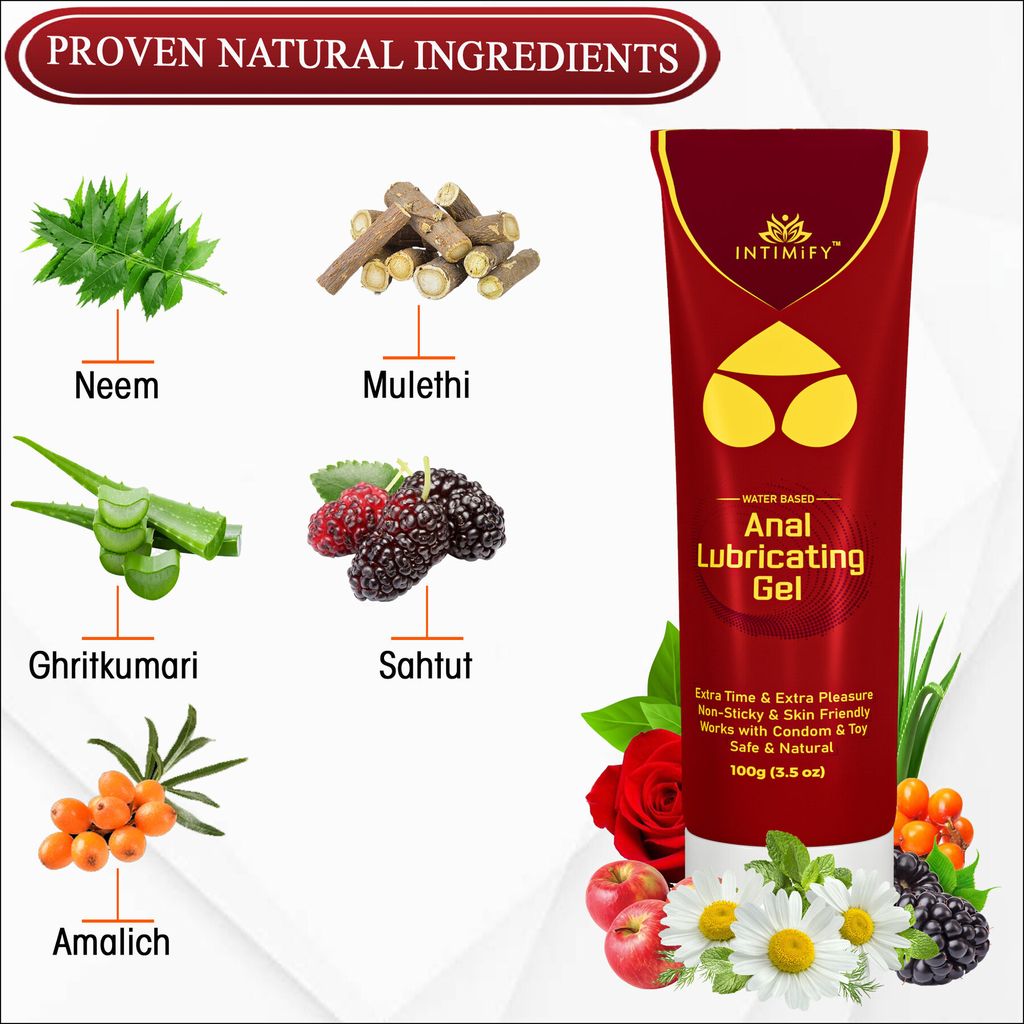 Intimify Anal Lubricating Gel for smooth anal sex experience and used as lubricant gel, sexual lubricant gel, sex lubricant