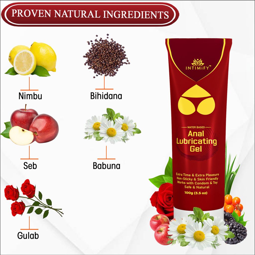 Intimify Anal Lubricating Gel for smooth anal sex experience and used as lubricant gel, sexual lubricant gel, sex lubricant