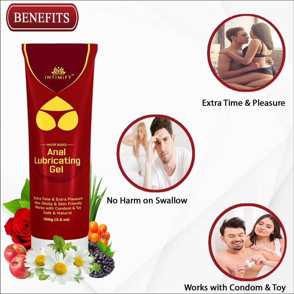 Intimify Anal Lubricating Gel for smooth anal sex experience and used as lubricant gel, sexual lubricant gel, sex lubricant