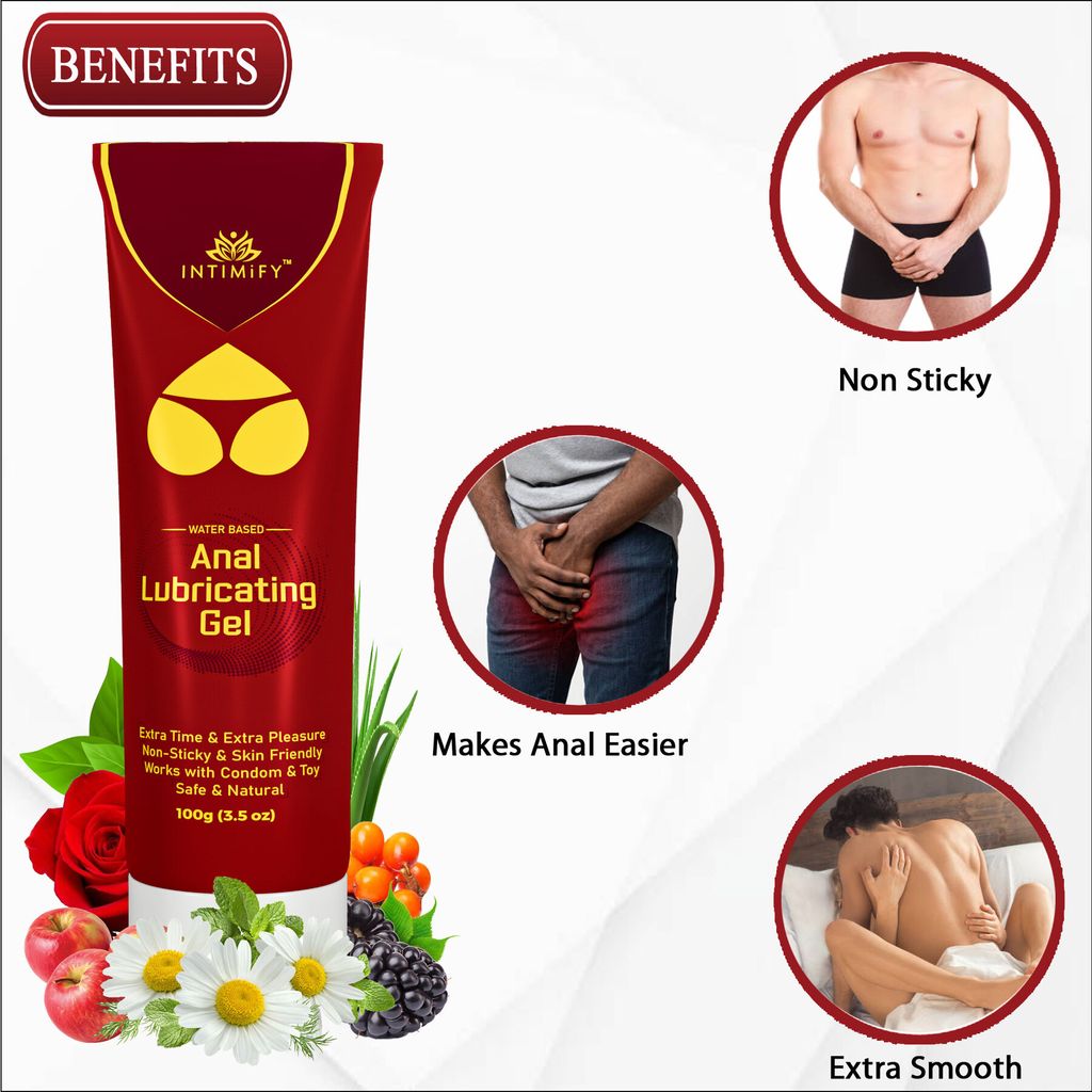 Intimify Anal Lubricating Gel for smooth anal sex experience and used as lubricant gel, sexual lubricant gel, sex lubricant