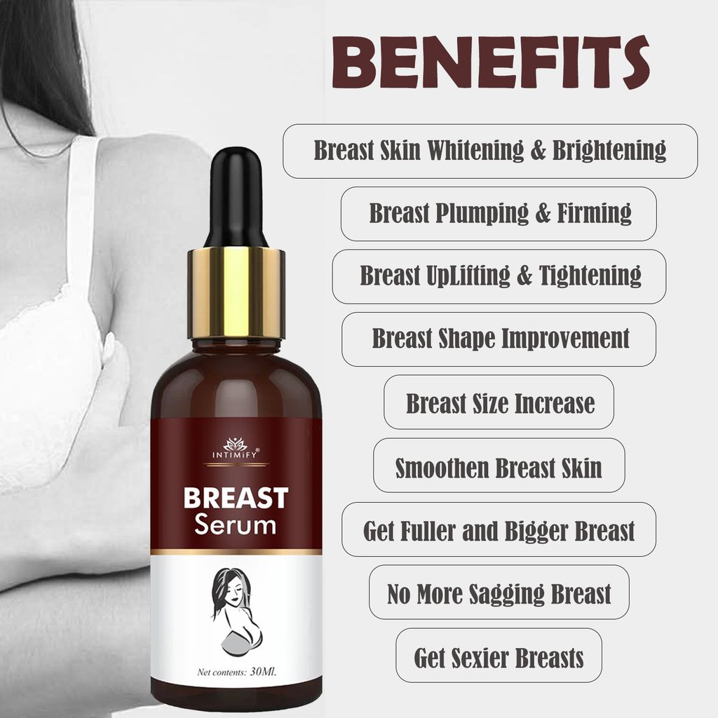 Intimify breast growth serum, breast serum, breast massage oil, breast tightening oil, breast enlargement oil