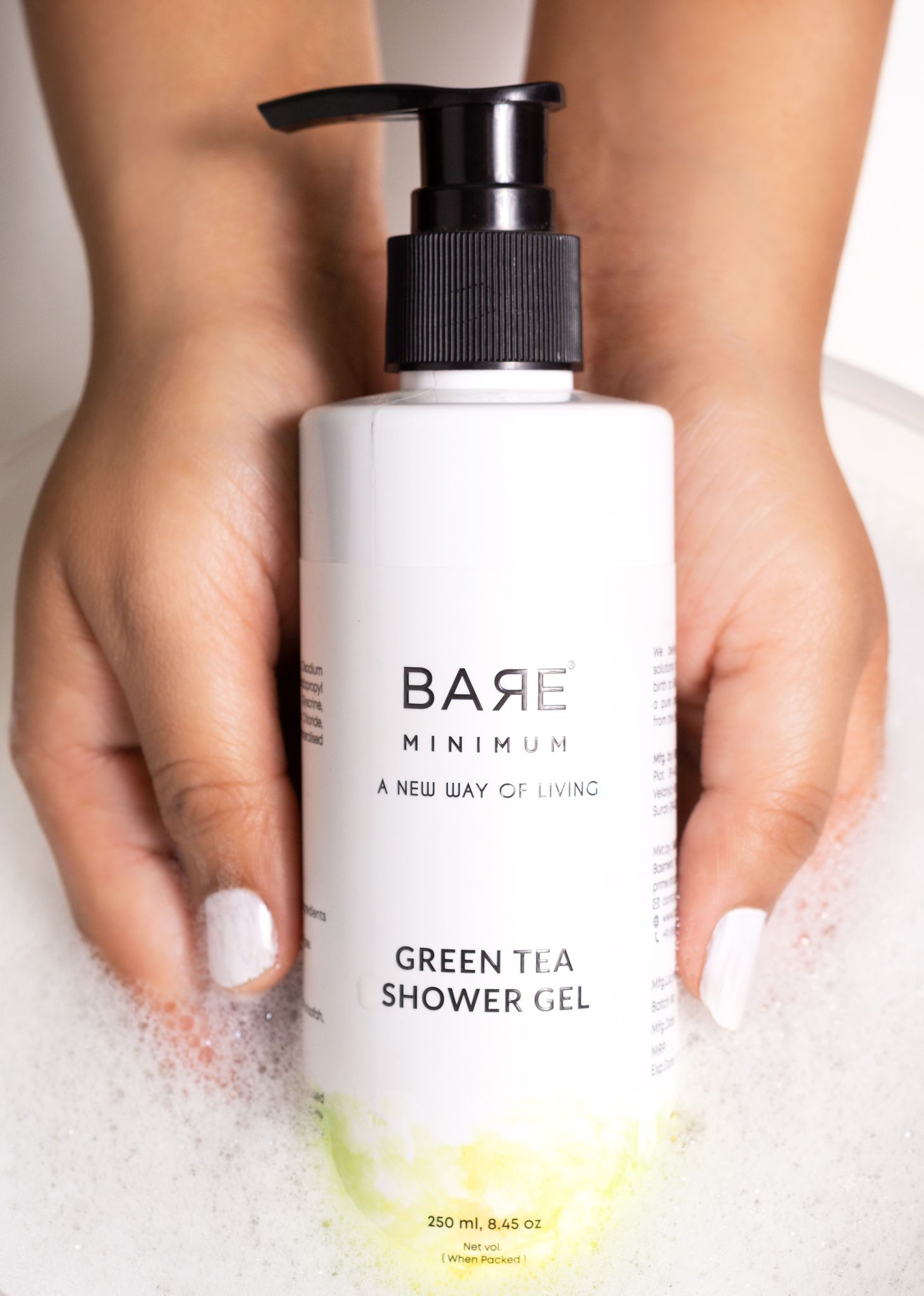 Bare Minimum Natural Body Wash With Extracts Of Green Tea