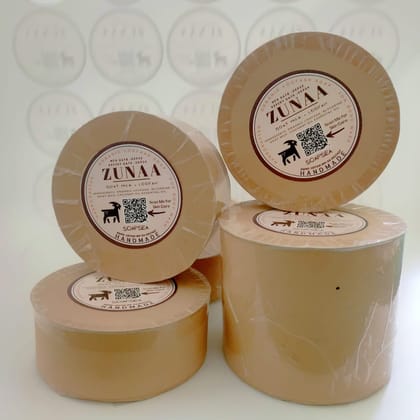 Zunaa Organic Loofah Goat Milk Soap