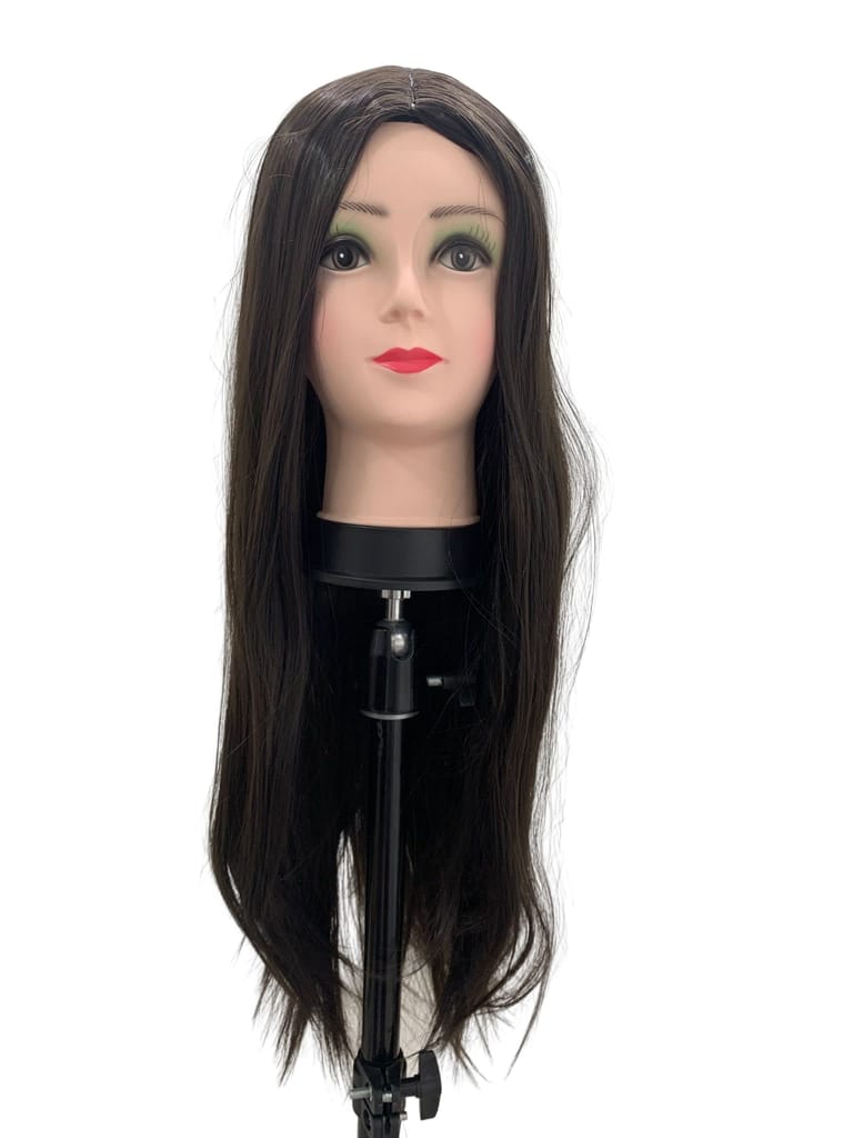 AKASHKRISHNA Full Head Hair wig for woman, Natural Brown Straight Made With Japanese Synthetic Fiber Heat Friendly Synthetic Fiber, Easy Wear, Fashion Wig Wig-123