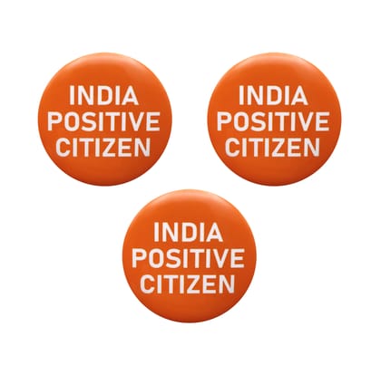 INDIA POSITIVE CITIZEN BADGE INDIA POSITIVE CITIZEN BADGE