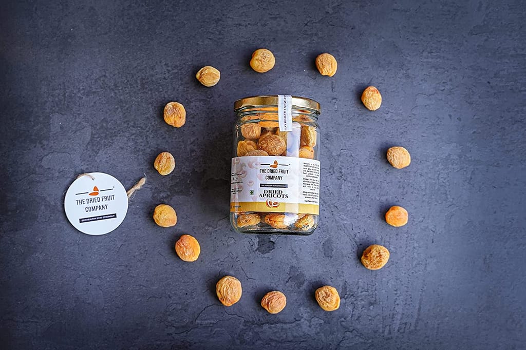 The Dried Fruit Company Dried Apricot Dry Fruit Healthy High in Antioxidants Naturally Tasty Increases Immunity (250gm)