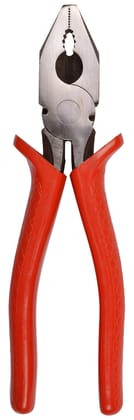 H9 MULTITEC MT-555 Chromium Steel 8" inch Lineman Plier (Red) Pack of 5 )