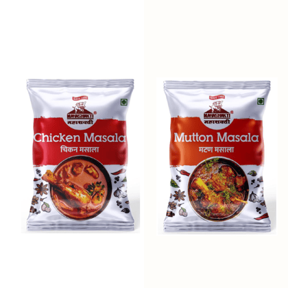 Mahashakti Kolhapuri Chicken Masala & Mutton Masala (Combo of 2, 100 g each)