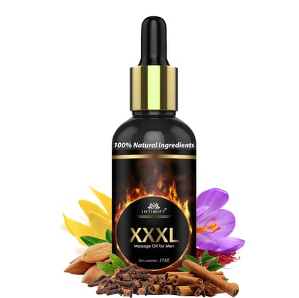 Intimify XXXL Oil for Penis enlargement, penis massage oil, sexual delay spray, sexual lubricant oil,