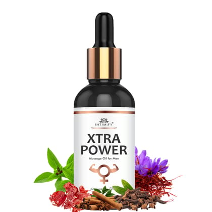 Intimify Xtra Power Oil for Extra Pleasure, Stamina & Power, Increase Size and Thickness, Increase Hardness