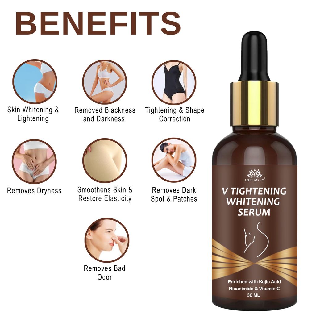 Intimify V Tightening & Whitening Serum for Tightening & Shape Correction, Skin Whitening & Lightening