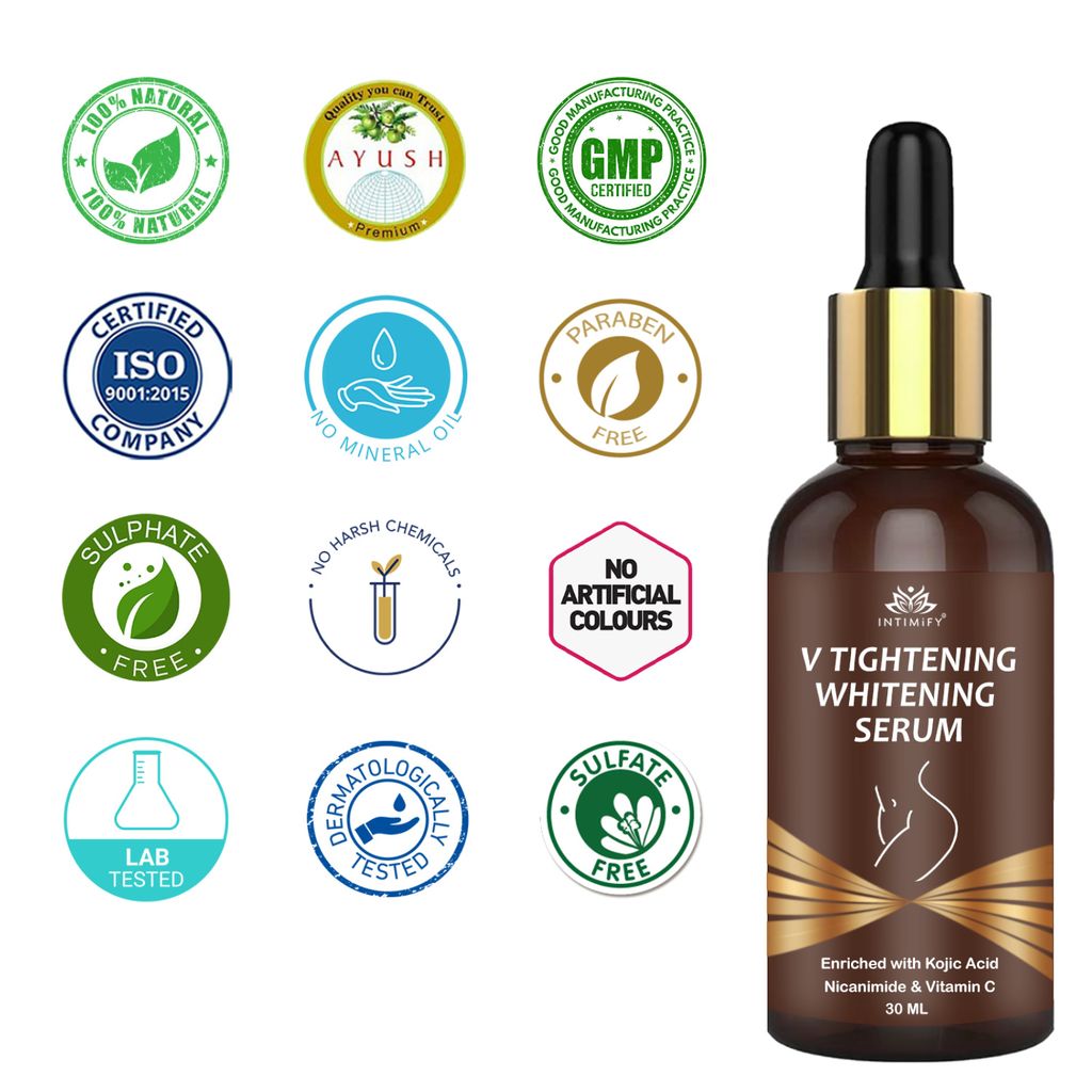 Intimify V Tightening & Whitening Serum for Tightening & Shape Correction, Skin Whitening & Lightening