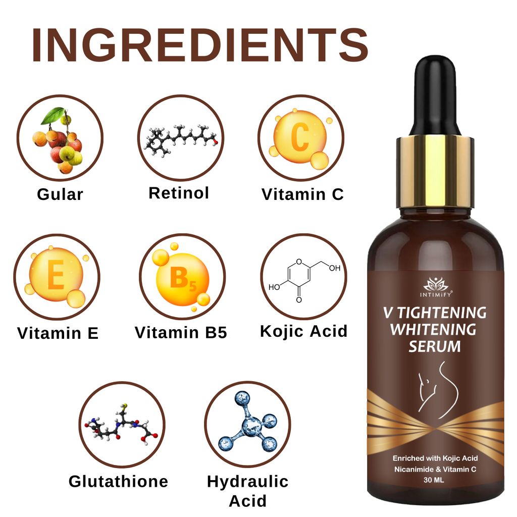 Intimify V Tightening & Whitening Serum for Tightening & Shape Correction, Skin Whitening & Lightening