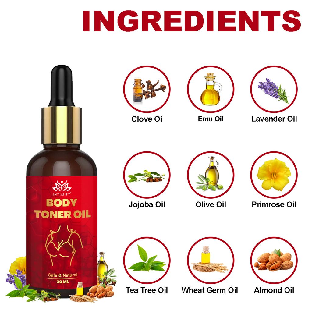 Intimify Breast Toner Oil, Breast Enlargement Oil, Breast Growth Oil, Breast Oil, Bosom Massage Oil, breast tightening