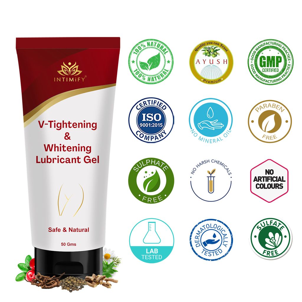 Intimify V-Tightening & Whitening Cream for vaginal whitening, vaginal tightening, ayurvedic vaginal tightening
