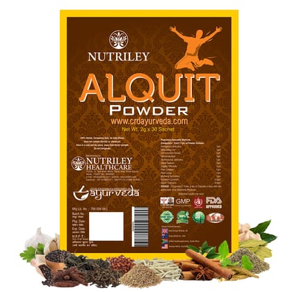 Nutriley Alquit Alcohol Addiction Powder, Helps to get rid of alcohol addiction, anti addiction powder (30 Sachets)