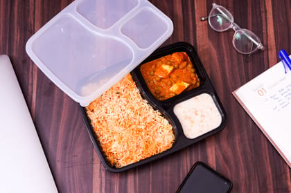 Infinity Box 3CP 720ml Microwave Safe Leakproof Slim Lunch Box Affordable Meal Box Tiffin Box