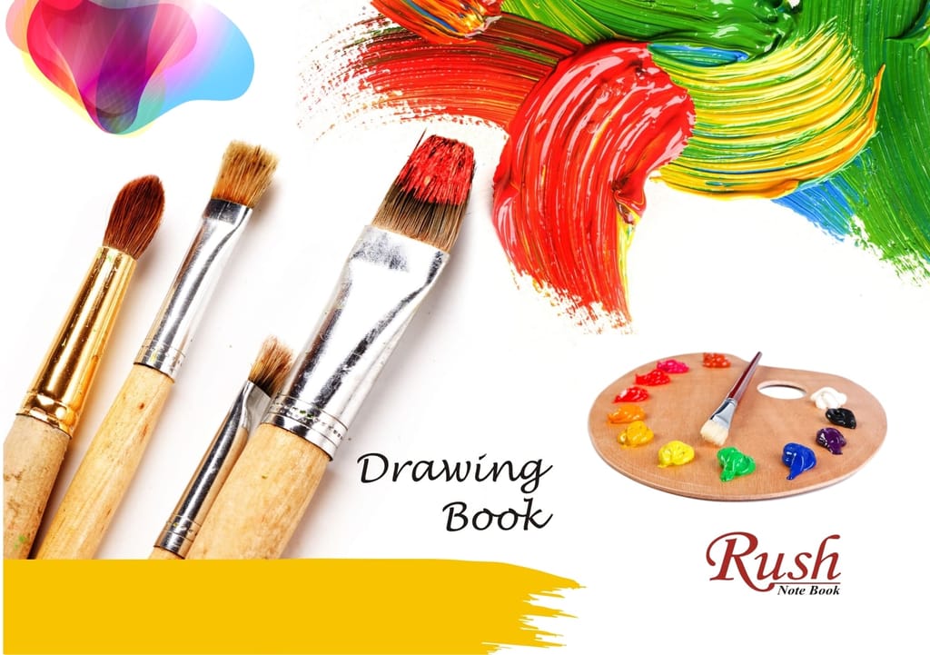 Rush 24 Pages Premium A4 Drawing Book | Art Sketch Book - Stationery | Buy online on ZillyBuy