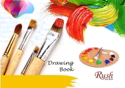 Rush 24 Pages Premium A4 Drawing Book | Art Sketch Book