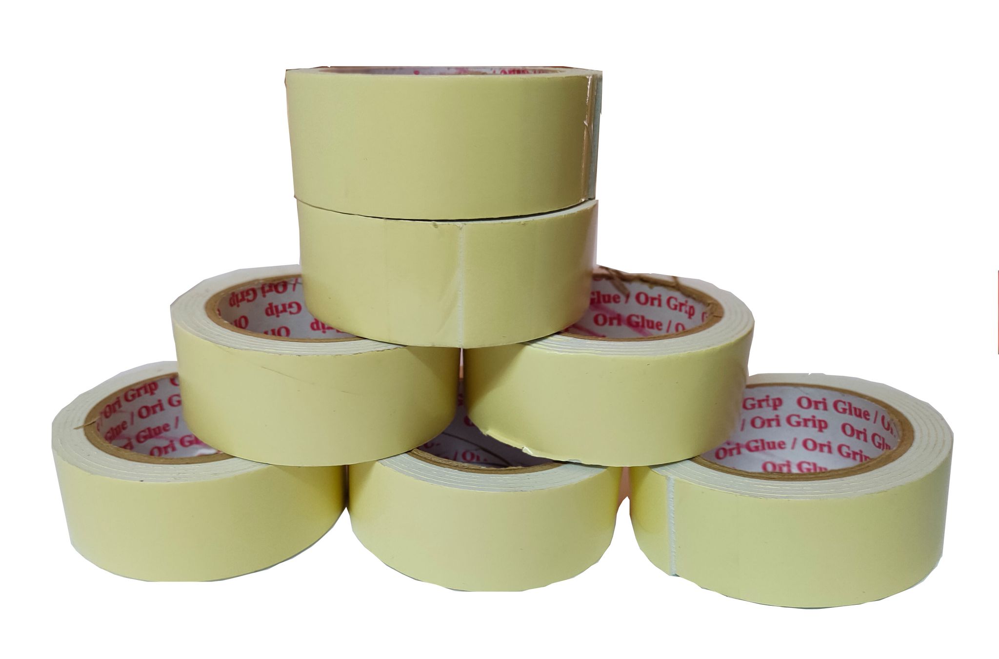 Sabhyatam Double Sided Adhesive Foam Tape for decoration, stationary, crafts, repairs and more (Length 2 mts approx, Width 40 mm and Thickness 2 mm) (Pack of 7)
