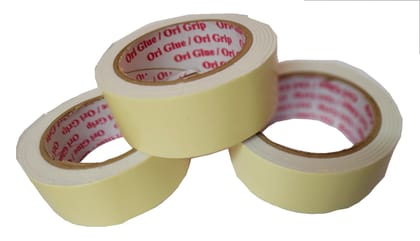 Sabhyatam Double Sided Adhesive Foam Tape for decoration, stationary, crafts, repairs and more (Length 2 mts approx, Width 40 mm and Thickness 2 mm) (Pack of 3)