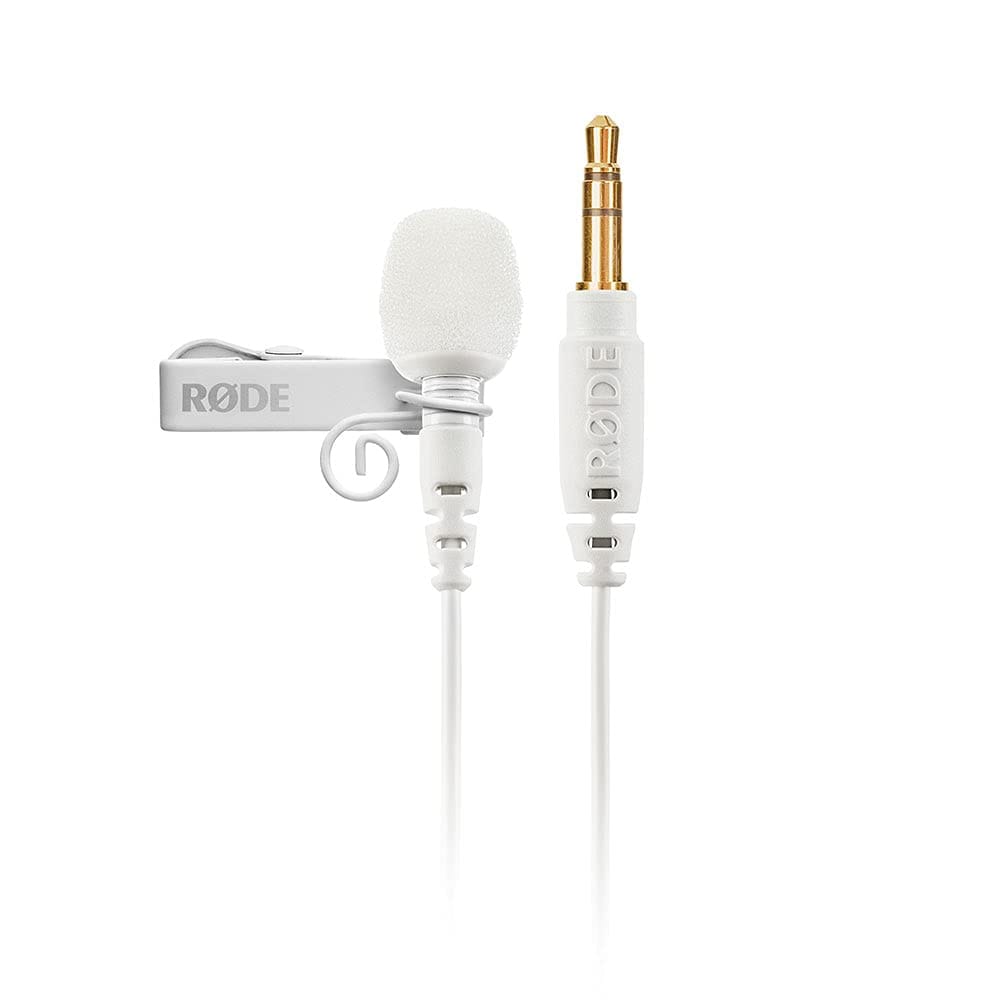 Rode Lavalier Go Professional Gade Wearable Lapel Microphone White Color Edition