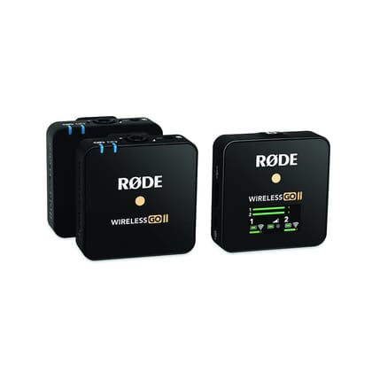 Rode Wireless Go II Dual Channel Wireless Microphone System, Black WIGOII